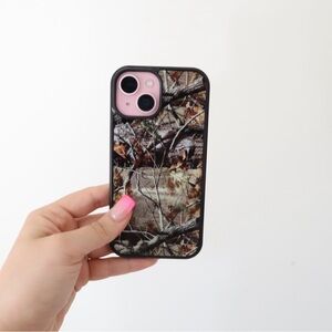 Y2K Brown Camo Phone Case Hunting Camouflage iPhone 15